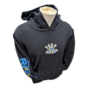 Born x Raised × Los Angeles Rams Hoodie (Black, Size XXL, 29x31)